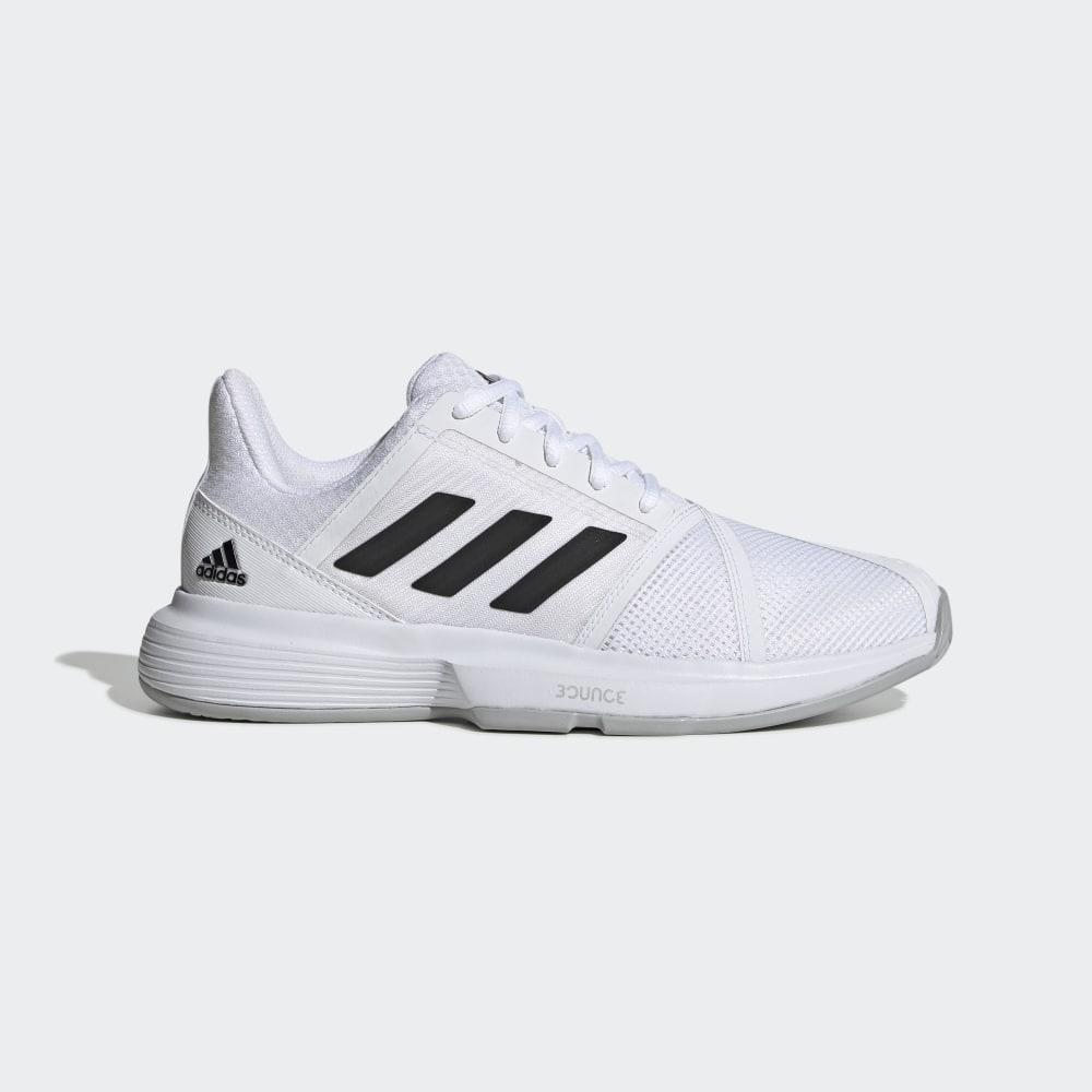 Pantofi Tenis Adidas CourtJam Bounce Dama Romania - Albi/Negrii/Argintii EF2765